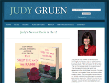 Tablet Screenshot of judygruen.com